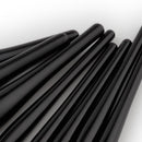 8 Pieces NATURAL WOOD Professional Cosmetic Makeup Brush Set Eyeshadow Foundation Contour Kabuki Tool Kit Black Dense Hair