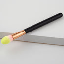 1pcs Pro Black Wooden Handle Makeup Brush Contour Face Powder Blush Foundation Eyeshadow Cosmetic Concealer Tool