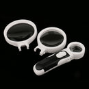 DESKTOP HANDHELD MULTIFUNCITONAL LED Helping Hand Magnifying Glass Handheld Magnifier 2.5X 5X 16X 90MM 75MM 37MM EU Plug