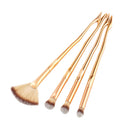 4pcs Professional Fashion Eyes Face Makeup Brushes Set Powder Foundation Blush Contour Cosmetic Kits