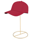 Stable Metal Hat Rack Sports Baseball Cap Display Holder Wig Storage Stand for Salon Home Gold