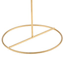 Stable Metal Hat Rack Sports Baseball Cap Display Holder Wig Storage Stand for Salon Home Gold