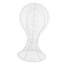 Stable Metal Hat Cap Helmet Rack Hair Wig Holder Storage Display Stand for Home Shop Decor White