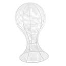 Stable Metal Hat Cap Helmet Rack Hair Wig Holder Storage Display Stand for Home Shop Decor White
