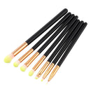 Set of 7 Soft Professional Eyes Makeup Brushes EYeshadow Nose Shadow Foundation Eyeliner Eyebrow Comestic Brush Tools