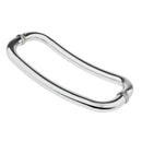 1 Pair 13 Inch 304 Stainless Steel Push Pull Door Handle Exterior Barn Door Pull Handle