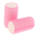 10pcs Hair Roller Curlers Grip Cling Styling Curling Tool Set Salon DIY Accessory Pink