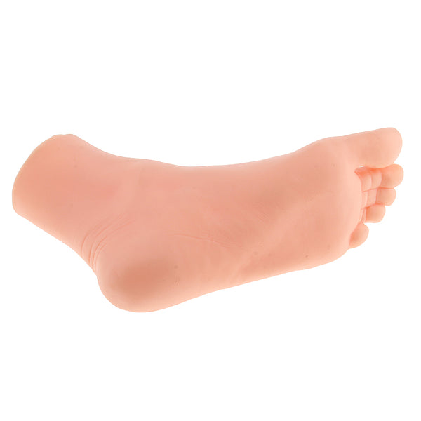 1 Piece Silicone Female Left Feet Mannequin Foot Model Socks Shoes Toe Rings Shop Retail Display