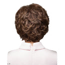 10" Fashion Women Synthetic Natural Side Bangs Straight Short Curly Hair Wigs for Cosplay Party