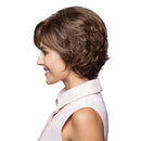 10" Fashion Women Synthetic Natural Side Bangs Straight Short Curly Hair Wigs for Cosplay Party