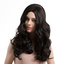 Soft Natural Synthetic Hair Wigs Black Long Women Curly Wavy Wig Heat Resisitant Thick Fluffy Cosplay Party Costume Wigs