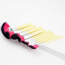 10x Pro Foundation Powder Eyeshadow Eyebrow Eyeliner Lip Comestic Makeup Brushes Set