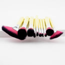 10x Pro Foundation Powder Eyeshadow Eyebrow Eyeliner Lip Comestic Makeup Brushes Set