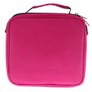 30 Bottles Essential Oil Carrying Case Storage Portable Travel Aromatherapy Protecting Bag for 5ml/10ml/15ml Rose Red