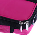 30 Bottles Essential Oil Carrying Case Storage Portable Travel Aromatherapy Protecting Bag for 5ml/10ml/15ml Rose Red