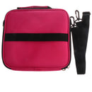 30 Bottles Essential Oil Carrying Case Storage Portable Travel Aromatherapy Protecting Bag for 5ml/10ml/15ml Rose Red