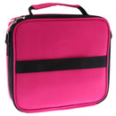 30 Bottles Essential Oil Carrying Case Storage Portable Travel Aromatherapy Protecting Bag for 5ml/10ml/15ml Rose Red