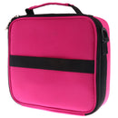 30 Bottles Essential Oil Carrying Case Storage Portable Travel Aromatherapy Protecting Bag for 5ml/10ml/15ml Rose Red