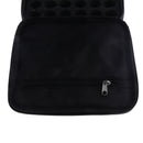 30 Bottles Essential Oil Carrying Case Storage Portable Travel Aromatherapy Protecting Bag for 5ml/10ml/15ml Rose Red