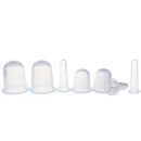Set of 8 Silicone Vacuum Cupping Cups Set Massage Face Eyes Body Cups for Wrinkle Reducer ,Collagen Stimulator,Pain Relief