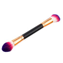 Professional Sofe Dual Sided Facial Makeup Brush Loose Powder Foundation Cream Blusher Contour Comestics Tool