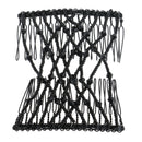 Beauty Black Bow Double Hair Combs Clips Hairstyling Design Tool for Women Girls Party Hair Decorations