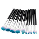 10x Make Up Brushes Set, Powder Foundation Blush Blending Tool, Eyeshdow eyeliner Lip Contour Comestic Kit