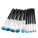 10x Make Up Brushes Set, Powder Foundation Blush Blending Tool, Eyeshdow eyeliner Lip Contour Comestic Kit