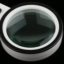 12 LED Light with UV Cheaking Lamp 10x Handheld Magnifier Reading Magnifying Glass Lens Jewelry Antique Loupe for Reading Crafts Hobby