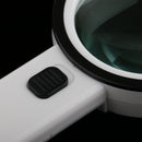 12 LED Light with UV Cheaking Lamp 10x Handheld Magnifier Reading Magnifying Glass Lens Jewelry Antique Loupe for Reading Crafts Hobby