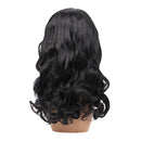 Long Synthetic Full Head Front Lace Wavy Curly Hair Wigs Daily Wedding Wear 50cm