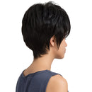 Black Fashion Women Natural Short Straight Synthetic Full Hair Wig for Cosplay Party