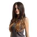 Women's Long Wavy Wig Curly Synthetic Hair for Halloween Cosplay Daily Costumes 24 Inch