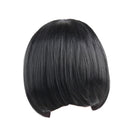 12'' Natural Synthetic Hair Soft Silky Fashion Women's Full Bangs Wig Short Wigs Straight Bob Hair Cosplay Party