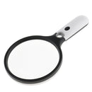 Lighted Magnifying Magnifier Lens Glass Reading Map Jewelry Loupe for Low Vision 2X 30X