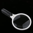 Lighted Magnifying Magnifier Lens Glass Reading Map Jewelry Loupe for Low Vision 2X 30X