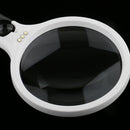 4 LED Lights 2X Handheld Magnifier Reading Map Magnifying Glass Lens Jewelry Loupes