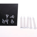 5 Pieces 15ML Protable Steel Roller Eye Cream Liquid Essential Oil Bottles Refillable Vials with 5pcs Funnels Set
