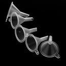 Lot 5pcs 15ml/0.5oz Travel Refillable Airless Empty Perfume Eye Cream Spray Bottles Cosmetic Lotion Dispensing Vials Plastic White +5 Funnels