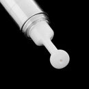Lot 5pcs 15ml/0.5oz Travel Refillable Airless Empty Perfume Eye Cream Spray Bottles Cosmetic Lotion Dispensing Vials Plastic White +5 Funnels