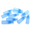 10PCS 30ml Portable Refillable Plastic Fine Mist Perfume Empty Spray Bottle Cosmetic Containers Travel +5 Funnels Baby Blue