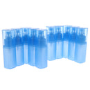 10PCS 30ml Portable Refillable Plastic Fine Mist Perfume Empty Spray Bottle Cosmetic Containers Travel +5 Funnels Baby Blue