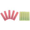 New Lots 10pcs 4g Empty Lip Balm Tubes Containers Lipstick Refillables Bottles Pink + White