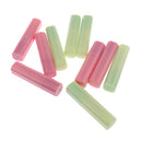 New Lots 10pcs 4g Empty Lip Balm Tubes Containers Lipstick Refillables Bottles Pink + White