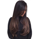 24'' 63cm Synthetic Long Straight Fashion Women's Cosplay Party Wig With Free Wig Cap Black