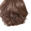 Fluffy Women Short Curly Wave Brown Mixed Full Hair Wig Heat Resistant