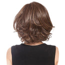 Fluffy Women Short Curly Wave Brown Mixed Full Hair Wig Heat Resistant