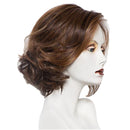 Fluffy Women Short Curly Wave Brown Mixed Full Hair Wig Heat Resistant