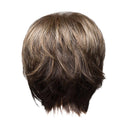 10 Inch Fashion Women Natural Short Layered Straight Synthetic Hair Wig with Bangs For Coaplay Fancy Dress Mix Brown