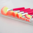10 Pieces Natural Hair Makeup Brushes Blush Concealer Face Powder Foundation Blending Brush Set